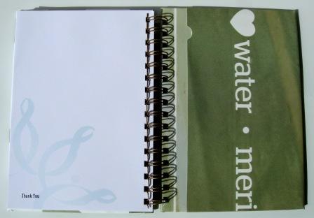 Image to show the last page and back storage pocket